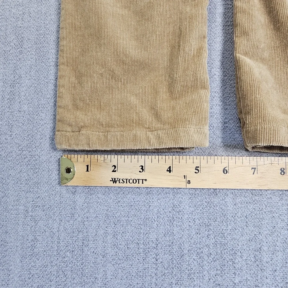 Ralph Lauren Corduroy Coverall Brown 24M‎ One-Piece Long Sleeve Button Patch